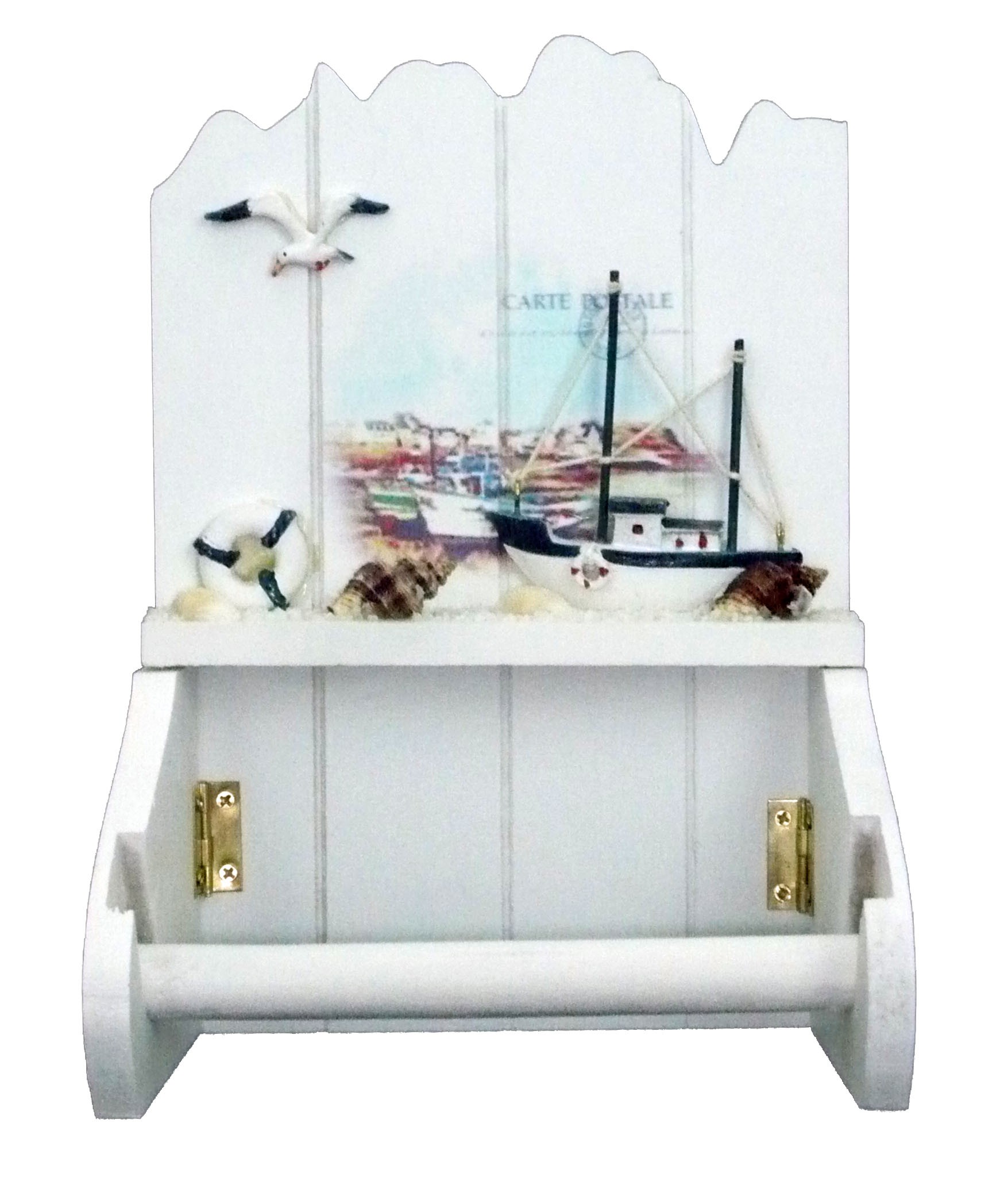 Déco wc bleu marine