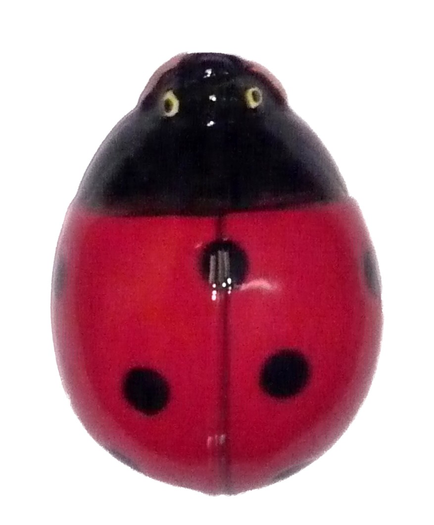 Coccinelle céramique 11 cm , Décoration de.