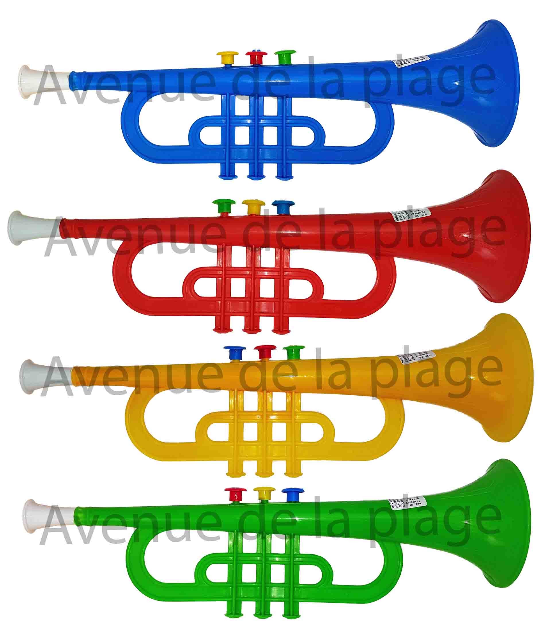 Trompette en plastique pour enfant 35 cm jouet pas cher trompette en plastique pour enfant 35 cm