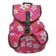 Sac à dos femme rose et fleurs