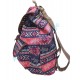 Sac à dos femme éléphant rose et bleu