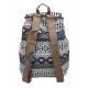 Sac à dos Aztèque bleu et blanc pour femme