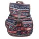 Sac à dos femme éléphant bleu marine et bordeaux