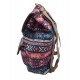 Sac à dos femme éléphant bleu marine et bordeaux