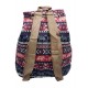 Sac à dos femme éléphant bleu marine et bordeaux