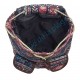 Sac à dos femme éléphant bleu marine et bordeaux