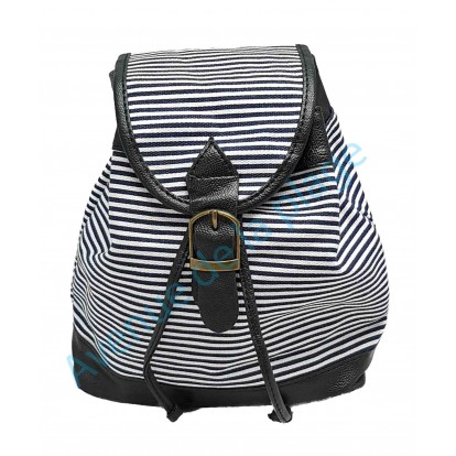 Mini sac à dos Marinière bleue marine