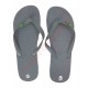 Tong brésil pour homme grise