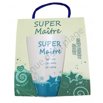 Mug sentiment Super Maître