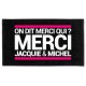 Serviette de plage Jacquie et Michel