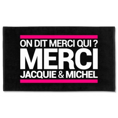 Serviette de plage Jacquie et Michel
