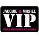 Plaque de porte Jacquie et Michel - VIP