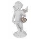 Figurine ange avec coeur métal B