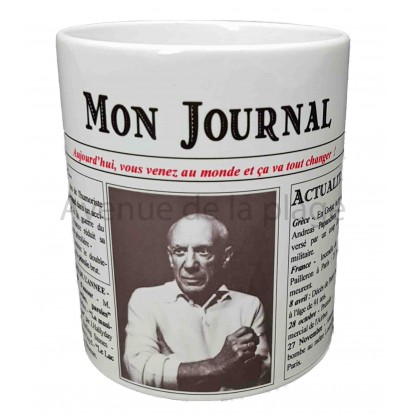 Mug Mon journal de naissance 1973