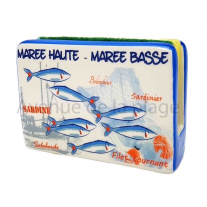 Porte éponge Marée haute - Marée basse