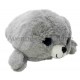 Peluche bébé phoque gris aux yeux brillants 30 cm