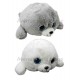 Peluche bébé phoque yeux brillants 40 cm