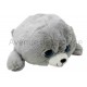 Peluche bébé phoque gris yeux brillants 40 cm