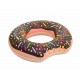 Bouée donut chocolat géant 107 cm.