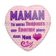 Magnet Coeur Maman dans mon coeur