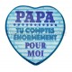 Magnet Coeur Papa