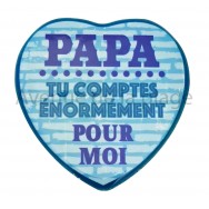 Magnet Coeur Papa
