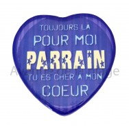 Magnet Coeur Parrain