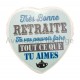 Magnet Coeur Bonne Retraite