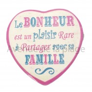 Magnet Coeur Le Bonheur