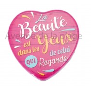 Magnet Coeur La Beauté