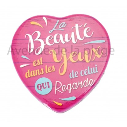 Magnet Coeur La Beauté