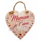 Coeur message "Maman je t'aime"