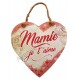 Coeur message "Mamie je t'aime"