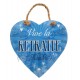 Coeur message "Vive la retraite"