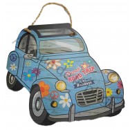 Voiture 2cv à suspendre Hippie