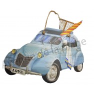 Voiture 2cv à la plage à suspendre
