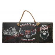 Panneau Motard Biker