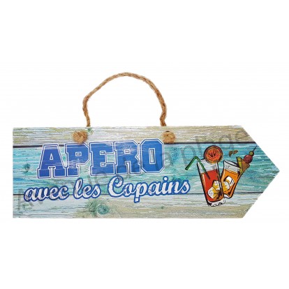 Pancarte Apéro avec les Copains