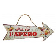 Flèche décorative Par ici l'Apéro