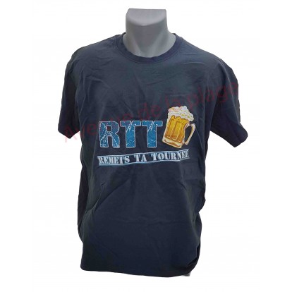 T-shirt humoristique "RTT Remets ta tournée"