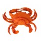 Crabe décoratif en plastique