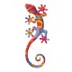 Lézard mural bariolé 21 cm A