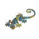 Salamandre à accrocher bariolé 21 cm C