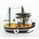 Maquette chalutier "Antje" 10 cm noir