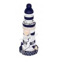 Phare décoratif en bois 13 cm