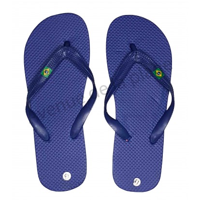 Tongs brésil pour homme bleues