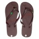 Tongs brésil pour homme marron