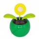 Fleur jaune solaire qui se balance A