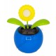 Fleur jaune solaire qui se balance C
