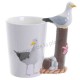 Mug anse mouette sur piquet